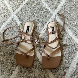Nine West lace up sandals